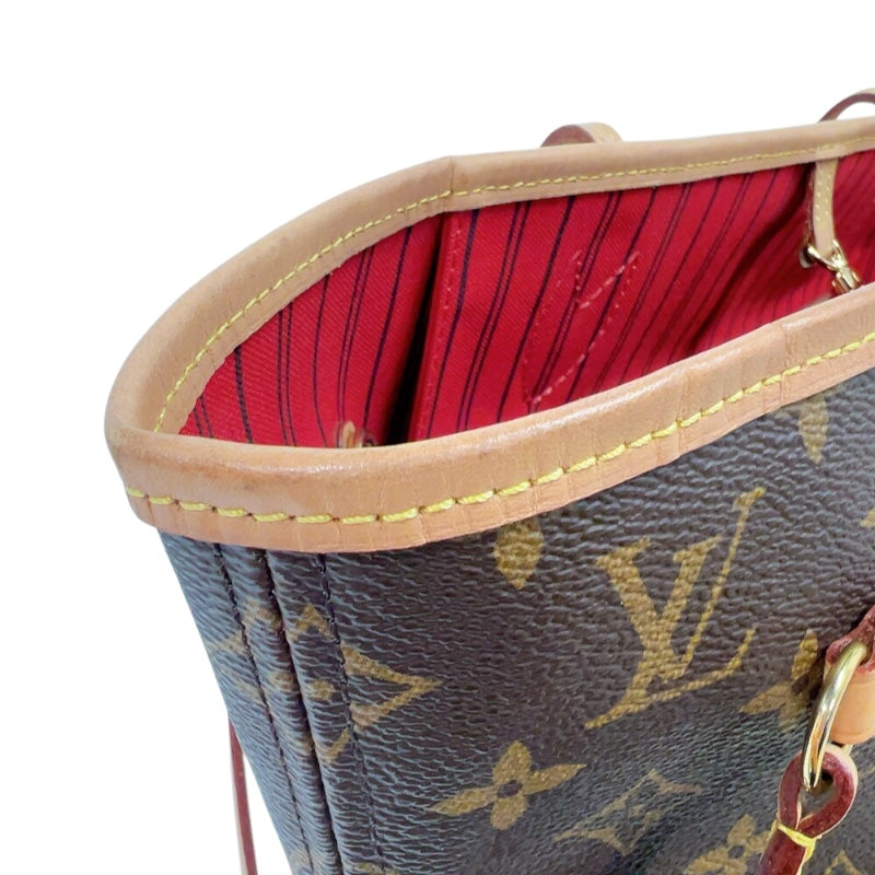 ルイ・ヴィトン LOUIS VUITTON ネヴァーフルMM M41388 ブラウン ゴールド金具 モノグラム レディース トートバッグ
