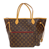 ルイ・ヴィトン LOUIS VUITTON ネヴァーフルMM M41388 ブラウン ゴールド金具 モノグラム レディース トートバッグ