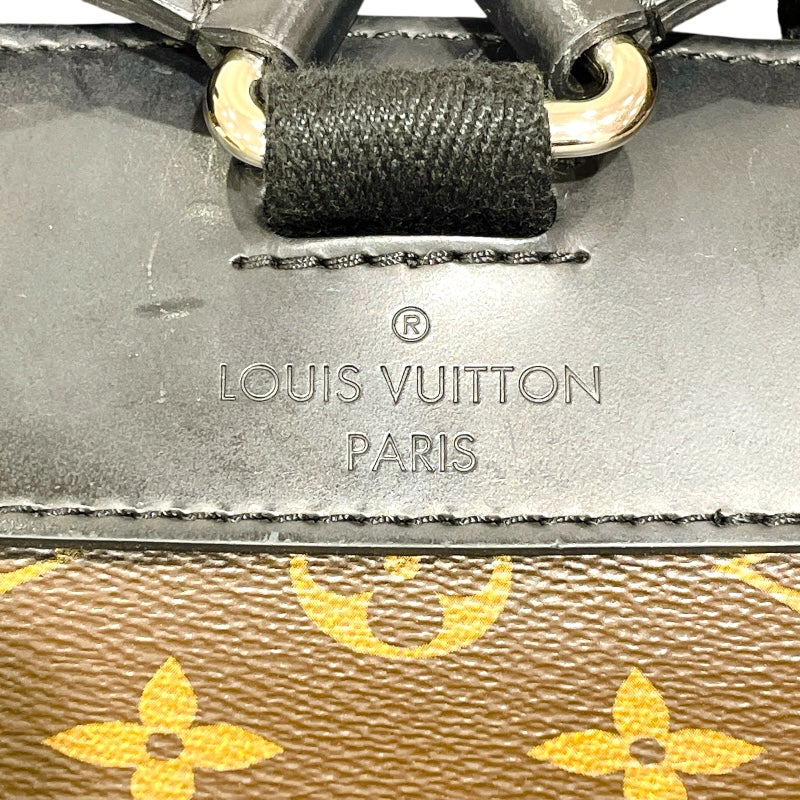 ルイ・ヴィトン LOUIS VUITTON ジョッシュ M41530 モノグラム・マカサー シルバー金具 モノグラム・マカサー メンズ リュック・デイパック
