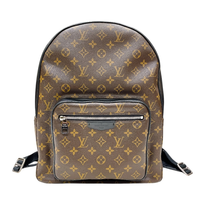 ルイ・ヴィトン LOUIS VUITTON ジョッシュ M41530 モノグラム・マカサー シルバー金具 モノグラム・マカサー メンズ リュック・デイパック