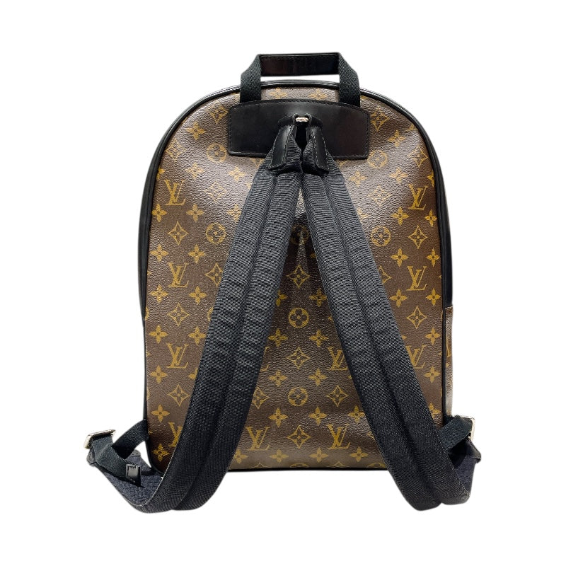 ルイ・ヴィトン LOUIS VUITTON ジョッシュ M41530 モノグラム・マカサー シルバー金具 モノグラム・マカサー メンズ リュック・デイパック