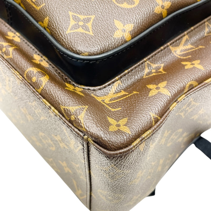 ルイ・ヴィトン LOUIS VUITTON ジョッシュ M41530 モノグラム・マカサー シルバー金具 モノグラム・マカサー メンズ リュック・デイパック