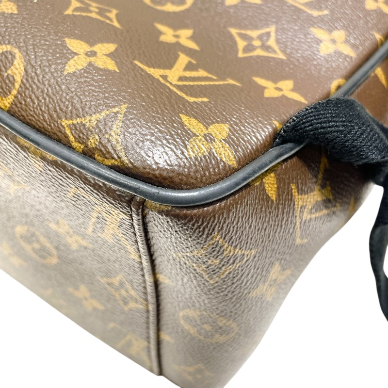 ルイ・ヴィトン LOUIS VUITTON ジョッシュ M41530 モノグラム・マカサー シルバー金具 モノグラム・マカサー メンズ リュック・デイパック