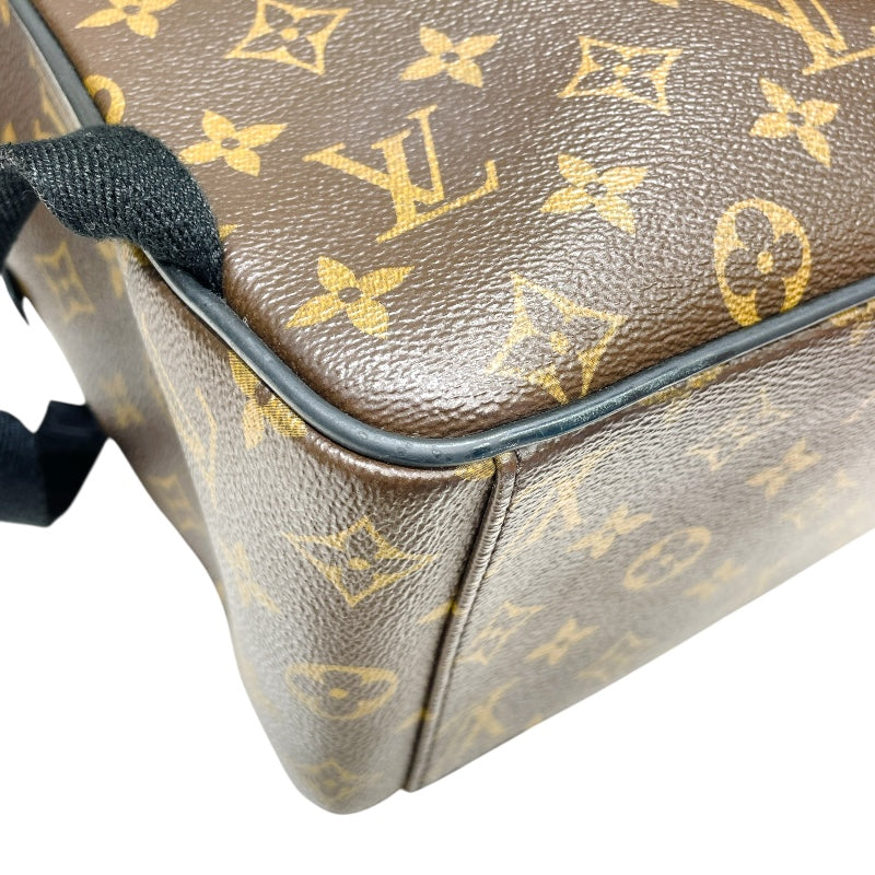 ルイ・ヴィトン LOUIS VUITTON ジョッシュ M41530 モノグラム・マカサー シルバー金具 モノグラム・マカサー メンズ リュック・デイパック
