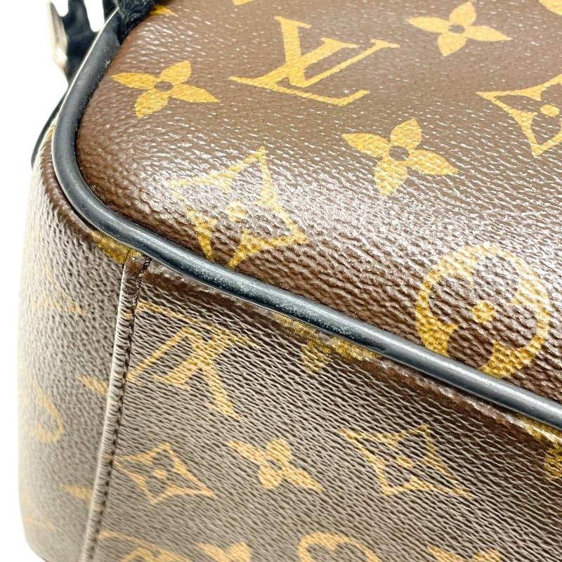 ルイ・ヴィトン LOUIS VUITTON ジョッシュ M41530 モノグラム・マカサー シルバー金具 モノグラム・マカサー メンズ リュック・デイパック