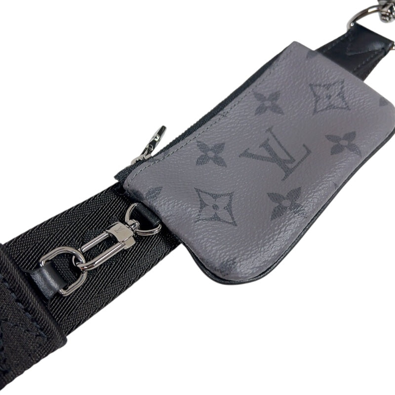 ルイ・ヴィトン LOUIS VUITTON トリオ･メッセンジャー M69443 ブラック/グレー　シルバー金具 モノグラム・エクリプス メンズ ショルダーバッグ