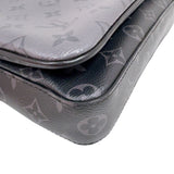 ルイ・ヴィトン LOUIS VUITTON トリオ･メッセンジャー M69443 ブラック/グレー　シルバー金具 モノグラム・エクリプス メンズ ショルダーバッグ