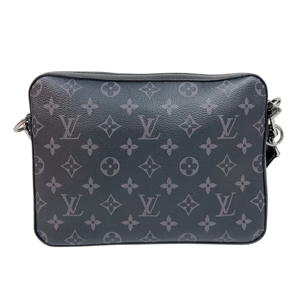 ルイ・ヴィトン LOUIS VUITTON トリオ･メッセンジャー M69443 ブラック/グレー　シルバー金具 モノグラム・エクリプス メンズ ショルダーバッグ