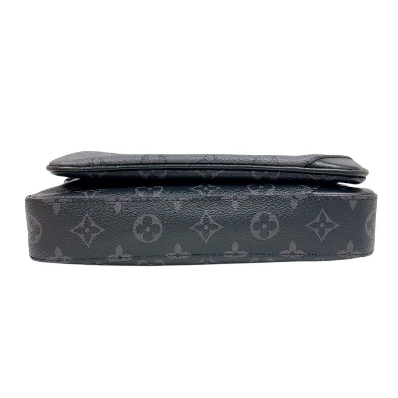 ルイ・ヴィトン LOUIS VUITTON トリオ･メッセンジャー M69443 ブラック/グレー　シルバー金具 モノグラム・エクリプス メンズ ショルダーバッグ