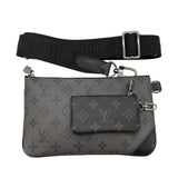 ルイ・ヴィトン LOUIS VUITTON トリオ・メッセンジャー M69443 ブラック モノグラム・エクリプス メンズ ショルダーバッグ