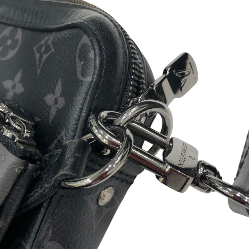 ルイ・ヴィトン LOUIS VUITTON トリオ・メッセンジャー ブラック モノグラム・エクリプス メンズ ショルダーバッグ