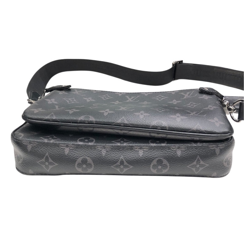 ルイ・ヴィトン LOUIS VUITTON トリオ・メッセンジャー ブラック モノグラム・エクリプス メンズ ショルダーバッグ