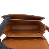 セリーヌ CELINE クラシックトリオンフバッグ 188882 ベージュxタン GD金具 キャンバス/カーフ レディース ショルダーバッグ
