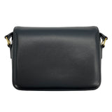 セリーヌ CELINE ティーン トリオンフ バッグ 188423 ブラック GD金具 シャイニーカーフスキン レディース ショルダーバッグ