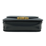 セリーヌ CELINE ティーン トリオンフ バッグ 188423 ブラック GD金具 シャイニーカーフスキン レディース ショルダーバッグ