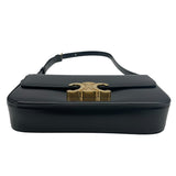 セリーヌ CELINE ショルダーバッグ クロード 194143 ブラック GD金具 シャイニーカーフ レディース ショルダーバッグ