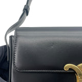 セリーヌ CELINE ショルダーバッグ クロード 194143 ブラック GD金具 シャイニーカーフ レディース ショルダーバッグ