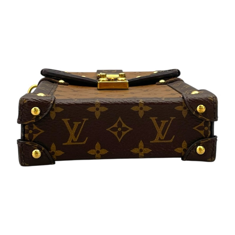 ルイ・ヴィトン LOUIS VUITTON ポシェット トランク ヴェルティカル M67873 ブラウン モノグラム・リバース レディース ショルダーバッグ