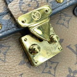 ルイ・ヴィトン LOUIS VUITTON ポシェット トランク ヴェルティカル M67873 ブラウン モノグラム・リバース レディース ショルダーバッグ