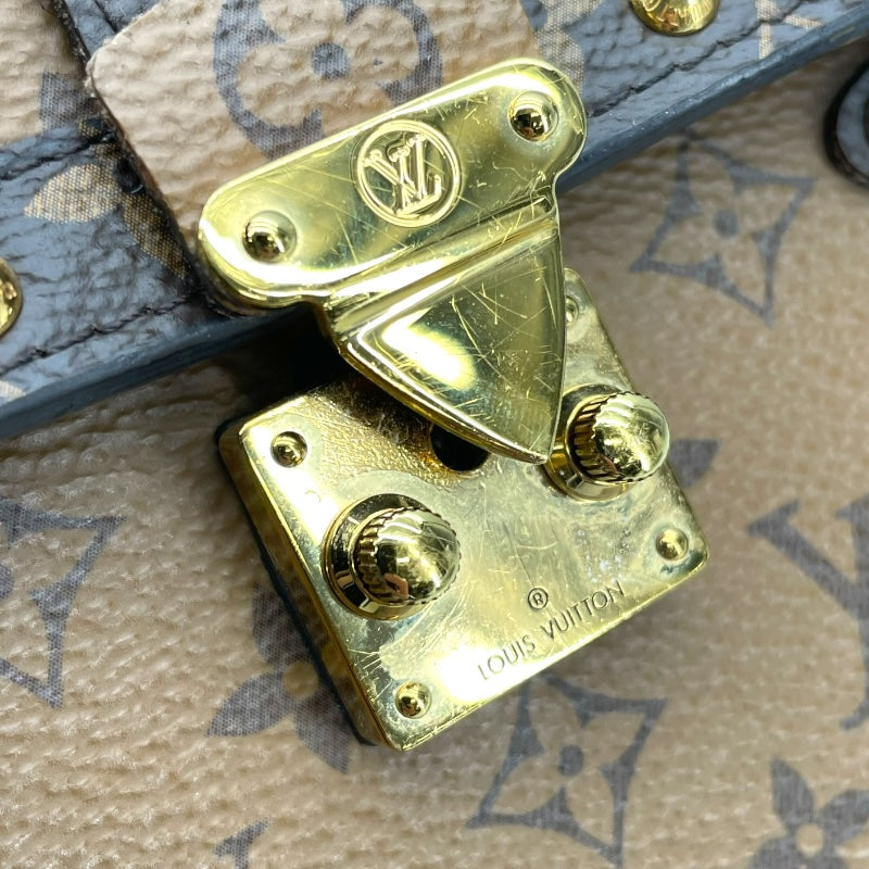 ルイ・ヴィトン LOUIS VUITTON ポシェット トランク ヴェルティカル M67873 ブラウン モノグラム・リバース レディース ショルダーバッグ
