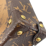 ルイ・ヴィトン LOUIS VUITTON ポシェット トランク ヴェルティカル M67873 ブラウン モノグラム・リバース レディース ショルダーバッグ