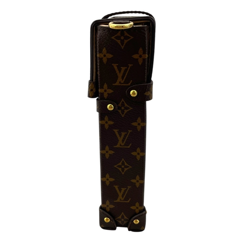 ルイ・ヴィトン LOUIS VUITTON ポシェット・トランク・ヴェルティカル M67873 ブラウン モノグラム・リバース レディース ショルダーバッグ