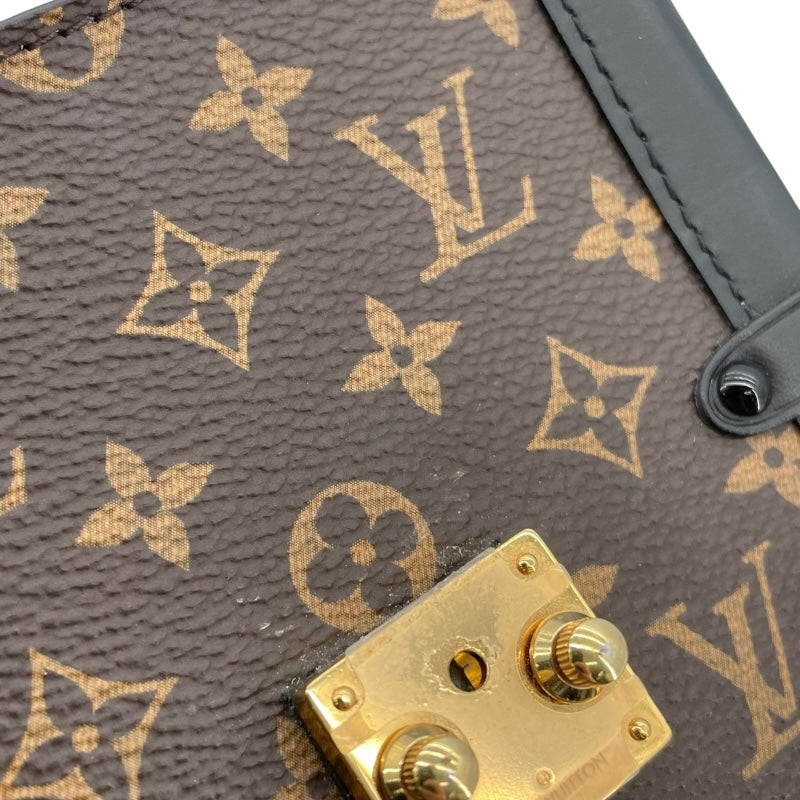 ルイ・ヴィトン LOUIS VUITTON ポシェット・トランク・ヴェルティカル M63913 ブラウン モノグラム レディース ショルダーバッグ