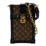 ルイ・ヴィトン LOUIS VUITTON ポシェット・トランク・ヴェルティカル M63913 ブラウン モノグラム レディース ショルダーバッグ