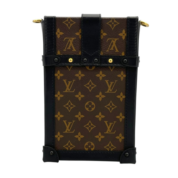 ルイ・ヴィトン LOUIS VUITTON ポシェット・トランク・ヴェルティカル M63913 ブラウン モノグラム レディース ショルダーバッグ
