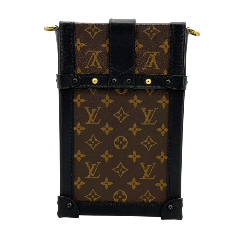 ルイ・ヴィトン LOUIS VUITTON ポシェット・トランク・ヴェルティカル M63913 ブラウン モノグラム レディース ショルダーバッグ
