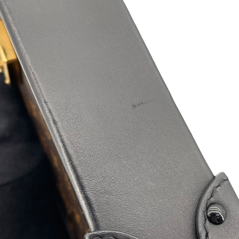 ルイ・ヴィトン LOUIS VUITTON ポシェット・トランク・ヴェルティカル M63913 ブラウン モノグラム レディース ショルダーバッグ