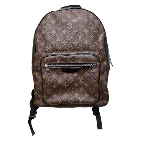 ルイ・ヴィトン LOUIS VUITTON ジョッシュ M41530 モノグラム・マカサー PVC レザー メンズ リュック・デイパック