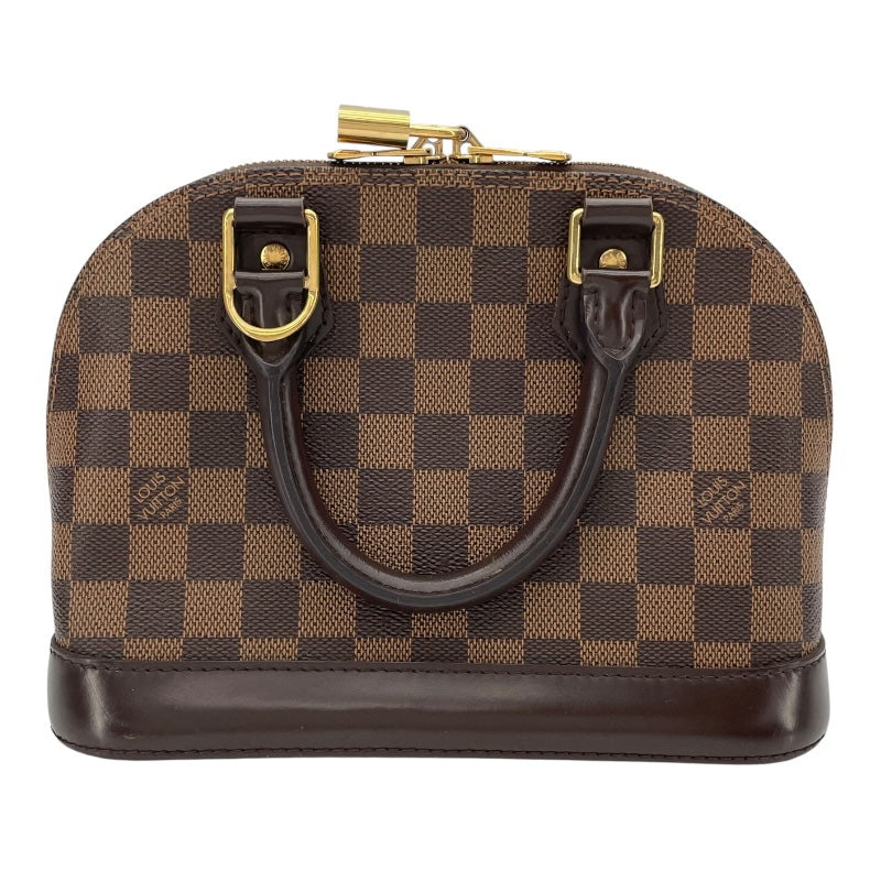 ルイ・ヴィトン LOUIS VUITTON アルマBB N41221 ブラウン ダミエ・エベヌ レディース ハンドバッグ