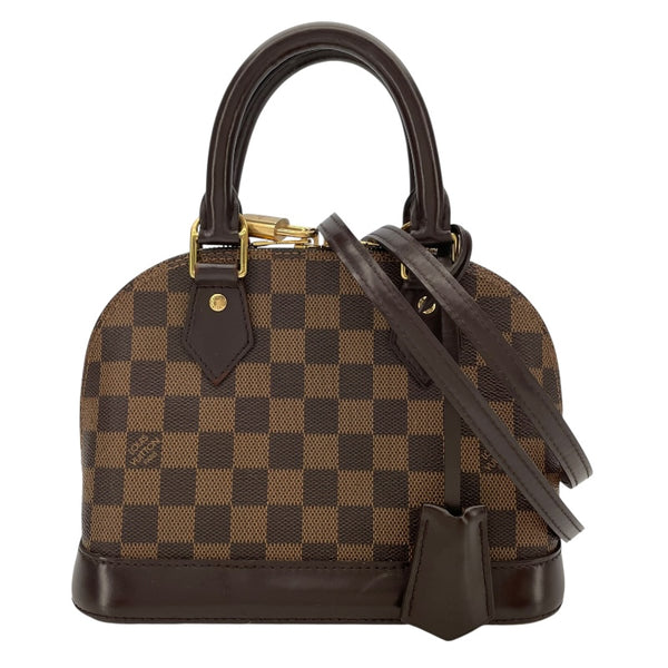 ルイ・ヴィトン LOUIS VUITTON アルマBB N41221 ブラウン ダミエ・エベヌ レディース ハンドバッグ
