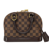 ルイ・ヴィトン LOUIS VUITTON アルマBB N41221 ブラウン ダミエ・エベヌ レディース ハンドバッグ