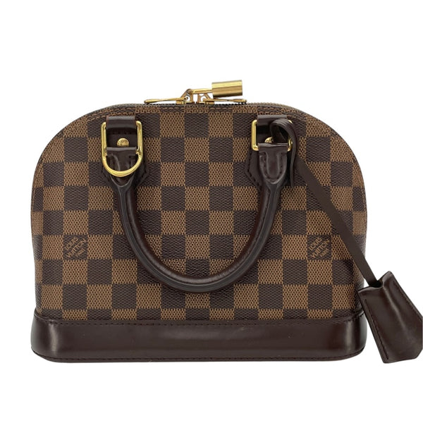 ルイ・ヴィトン LOUIS VUITTON アルマBB N41221 ブラウン ダミエ・エベヌ レディース ハンドバッグ