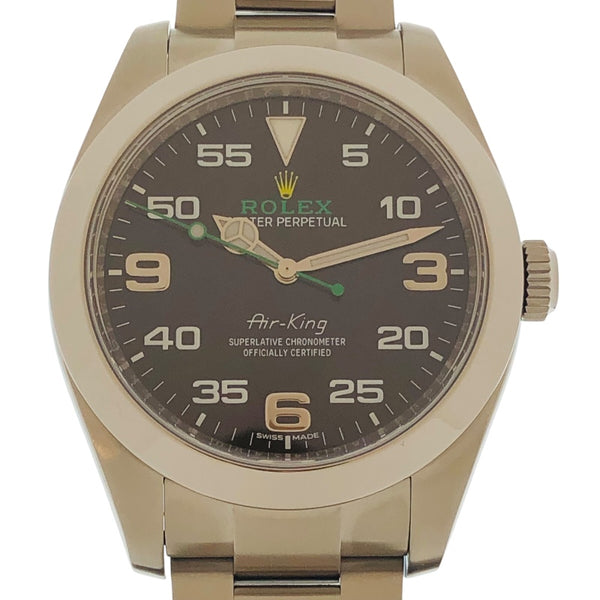 ロレックス ROLEX エアキング 116900 SS 自動巻き メンズ 腕時計