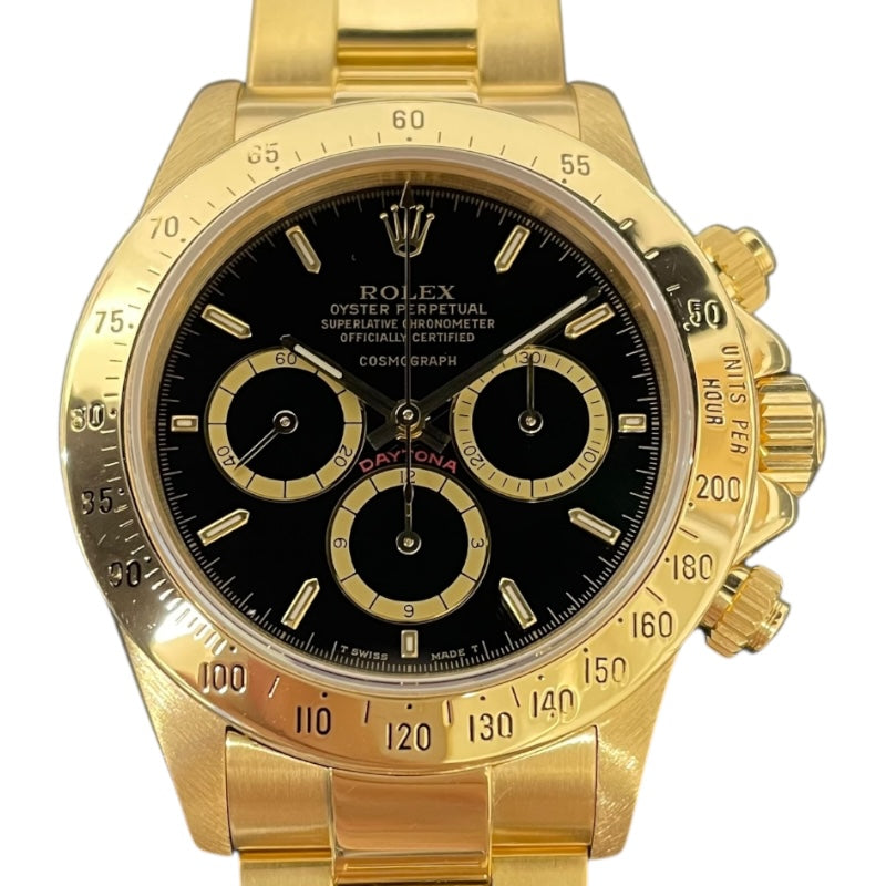 ロレックス ROLEX デイトナ フローティングコスモグラフ 200タキ 逆6 16528 K18YG 自動巻き メンズ 腕時計
