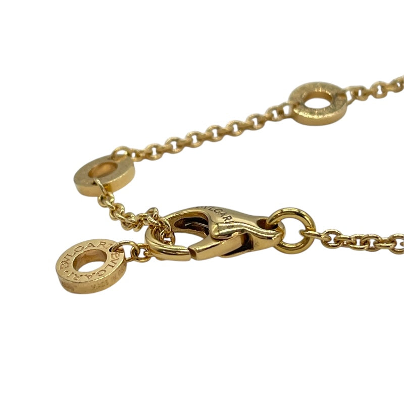 ブルガリ BVLGARI ブルガリブルガリネックレス マザーオブパール ピンクゴールド 750 オニキス ジュエリー