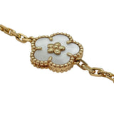 ヴァンクリーフ＆アーペル Van Cleef & Arpels ラッキー スプリング5Pブレス ピンクゴールド Au750 オニキス ジュエリー