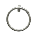カルティエ Cartier ジュストアンクルダイヤリングSM ホワイトゴールド Au750 ダイヤモンド ジュエリー