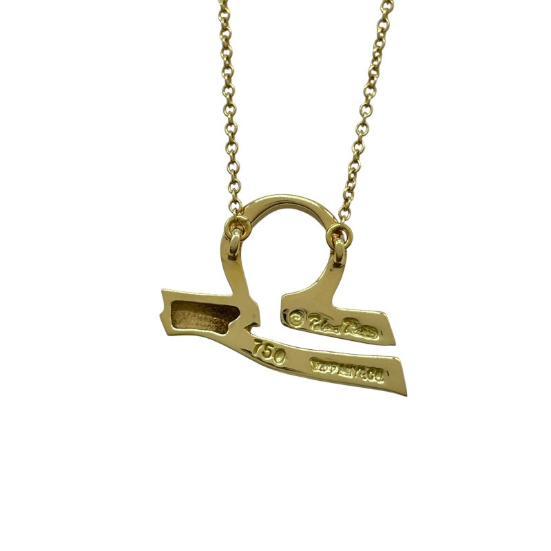 ティファニー TIFFANY＆CO 天秤座ネックレス イエローゴールド