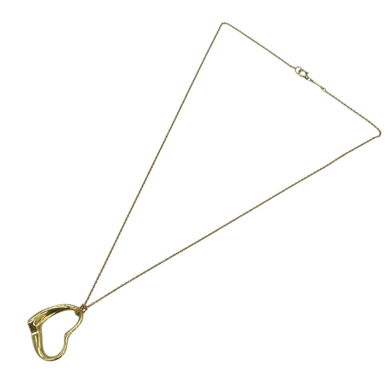 ティファニー TIFFANY＆CO オープンハートネックレス ゴールド 18K ジュエリー