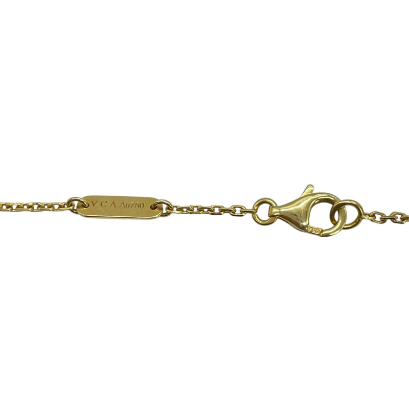 ヴァンクリーフ＆アーペル Van Cleef & Arpels ヴィンテージアルハンブラネックレス ゴールド Au750 マラカイト ジュエリー