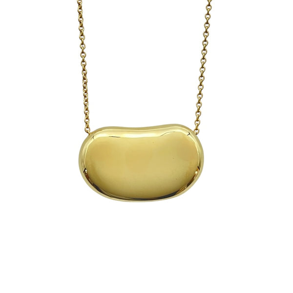 ティファニー TIFFANY＆CO ビーンネックレス ゴールド 18K ジュエリー