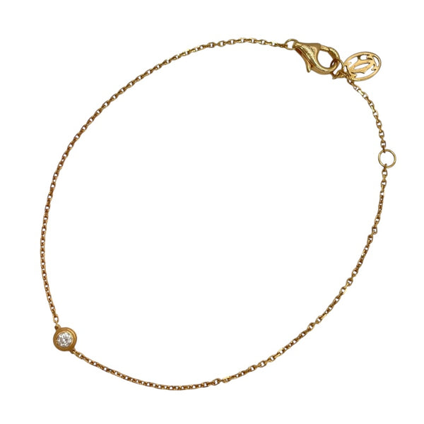 カルティエ Cartier ダムールブレス ピンクゴールド Au750 ダイヤモンド ジュエリー