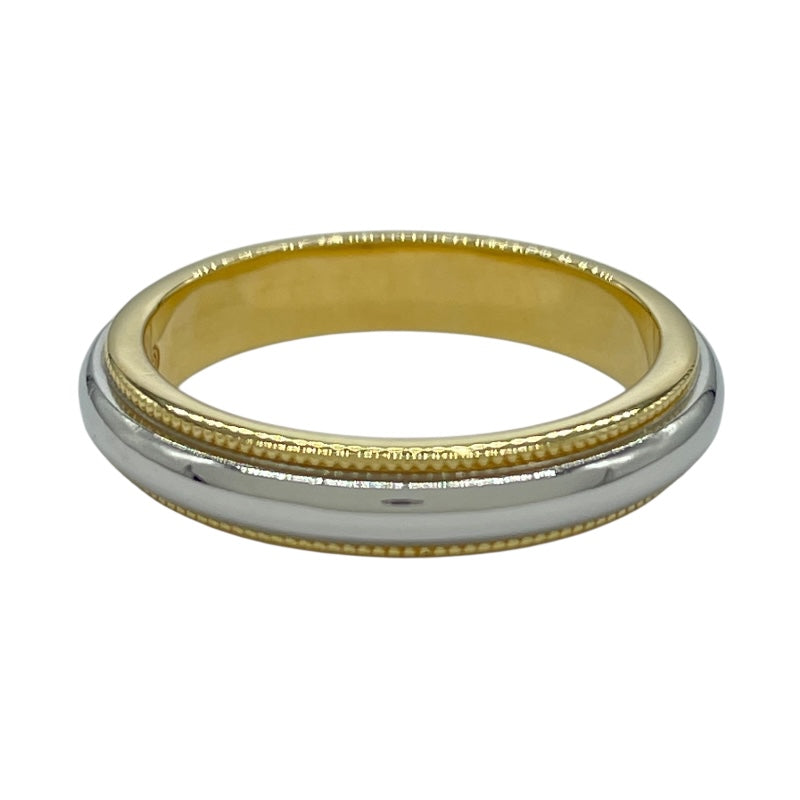 ティファニー TIFFANY＆CO ミルグレインクラシックリング ゴールド/プラチナ 750/Pt950 ジュエリー