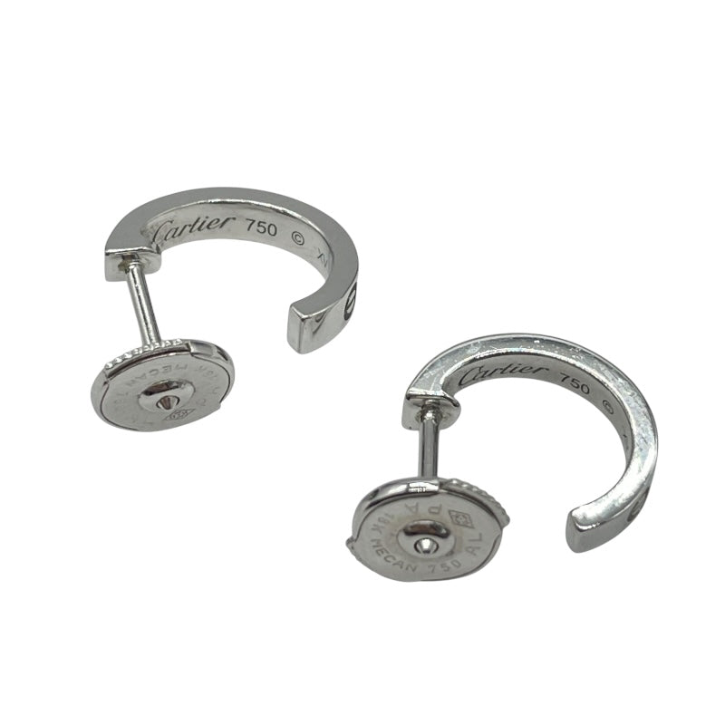 カルティエ Cartier ミニラブピアス シルバー K18WG ジュエリー
