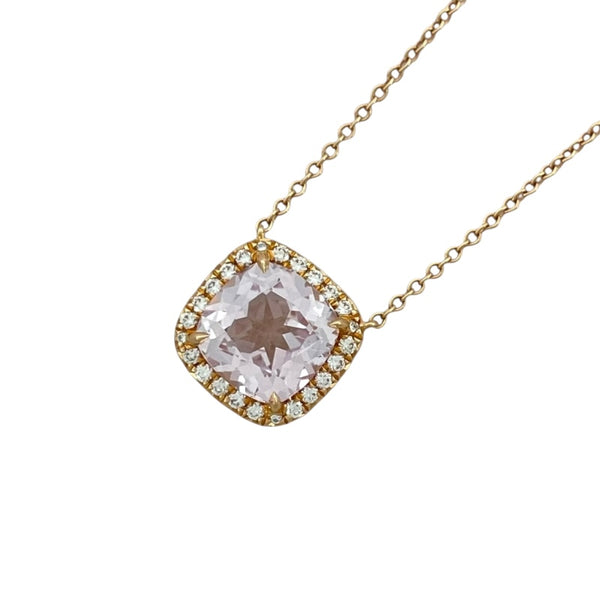ティファニー TIFFANY＆CO ソレストネックレス ピンクゴールド Au750 クンツァイト ジュエリー