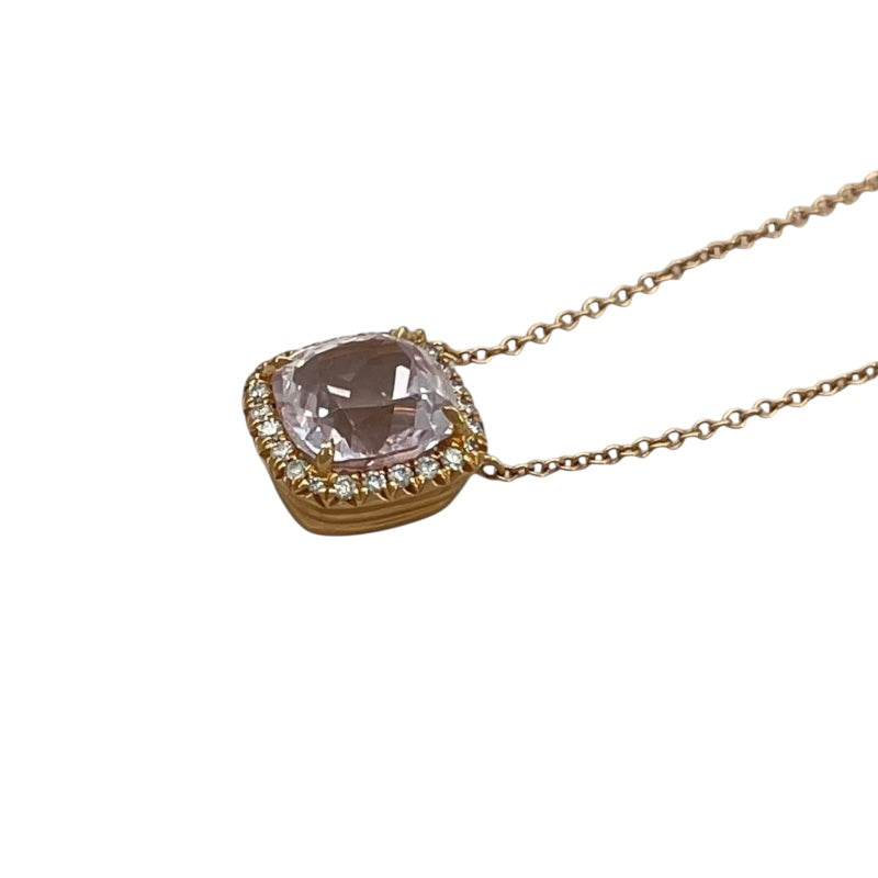 ティファニー TIFFANY＆CO ソレストネックレス ピンクゴールド Au750 クンツァイト ジュエリー